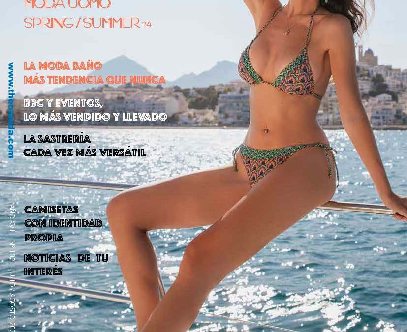 Estilista Sesión Fotos Portada y Editorial Moda Baño. Revista THEMODA, edición nº 102